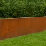 Why Corten Steel and Galvanised H-Posts Are Ideal for Modern Retaining Walls