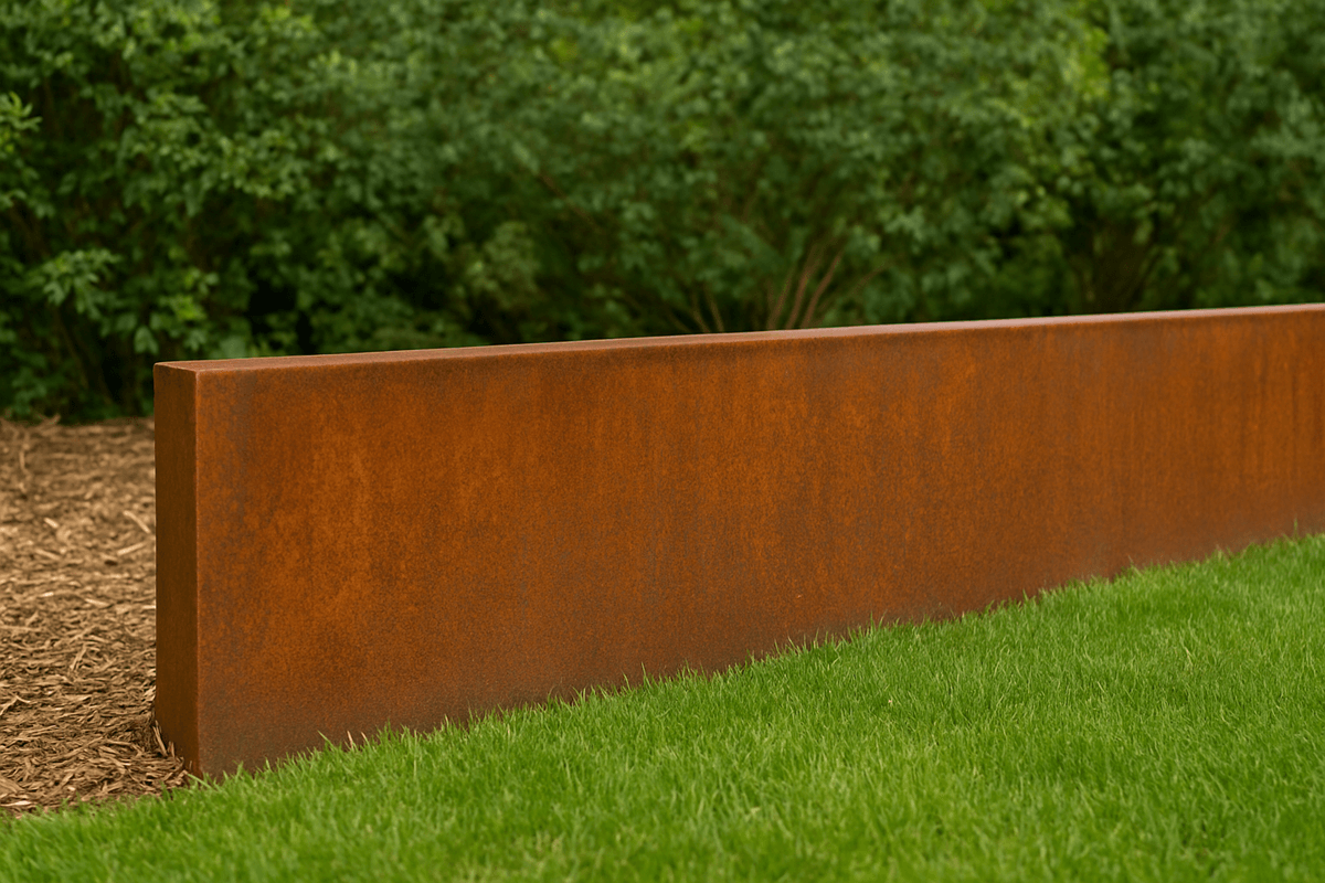 Why Corten Steel and Galvanised H-Posts Are Ideal for Modern Retaining Walls