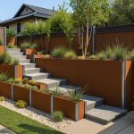 Why Galvanised H Channel Posts and Corten Steel Make a Strong Statement in Landscape Design