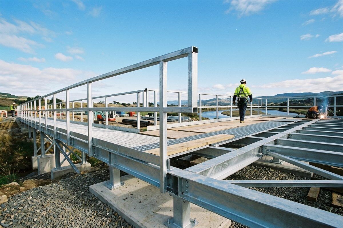 Practical Applications of PFC Channels in Steel Platforms and Outdoor Structural Frames