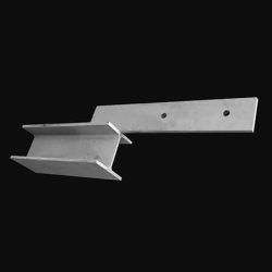 Fin Fin type galvanised steel post